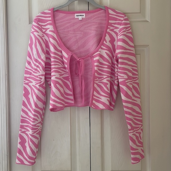 Superdown Maime Tie Front Cardigan - Picture 6 of 7